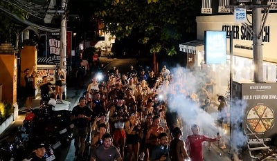 Entourage Bali running club social media photo. 