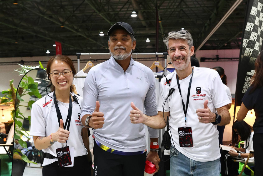 Khairy Jamaluddin spotted at the REDLINE Fitness Game KL 2026 at MIECC. Photo Courtesy of Defy.