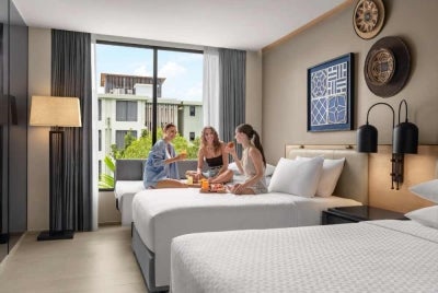 Located just steps away from Patong Beach, the Superior Triple Room accommodates up to three guests with flexible bedding arrangements, allowing travellers to stay together in one well-appointed space.