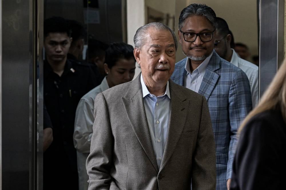 The High Court today heard that Tan Sri Muhyiddin Yassin was among the individuals authorised to sign cheques for Bersatu’s CIMB Bank account, which received party contributions and membership fees. - Photo by Bernama