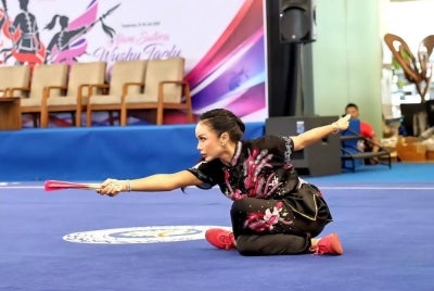Krisdayanti at the National Wushu Kungfu Championship 2026. - Photo: Instagram / @krisdayantilemos