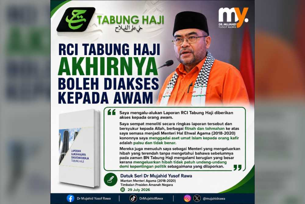 Mujahid’s Facebook post on Thursday.