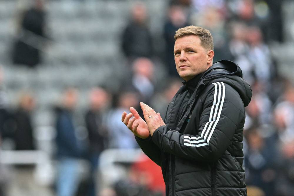Newcastle United's English head coach Eddie Howe (Photo by ANDY BUCHANAN / AFP)