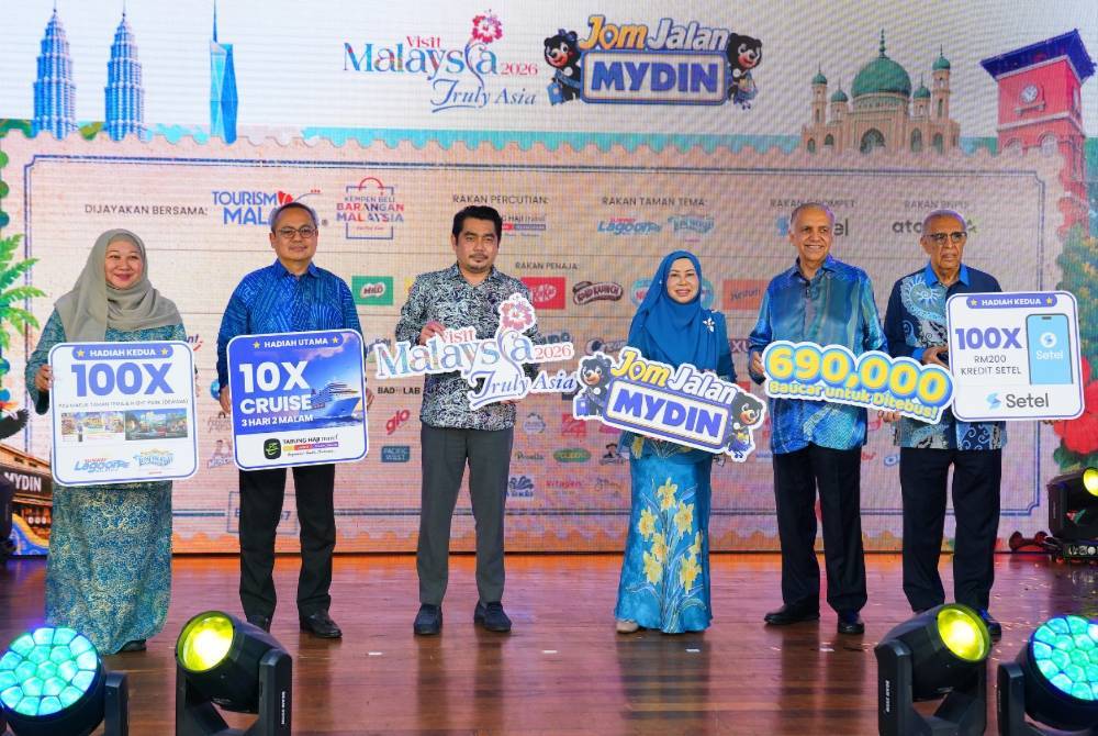 Tourism Malaysia and Mydin have launched the 'Jom Jalan MYDIN' campaign to boost domestic tourism, support local products and promote Visit Malaysia 2026.