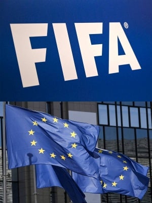 FIFA has said the plan it announced on Tuesday could raise up to $4.2 billion based on a valuation of $20 billion for the FIFA Forward Enterprise (FFE), the commercial subsidiary it proposed to run events such as the World Cup and Club World Cup. (Photo by OZAN KOSE and Nicolas TUCAT / AFP)