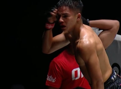 Johan, better known as Jojo, went down by split decision after both fighters battled through three fiercely contested rounds. Photo: Tiktok/@ONE Championship