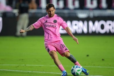 Inter Miami's Argentine forward #10 Lionel Messi. AFP FILE PIX