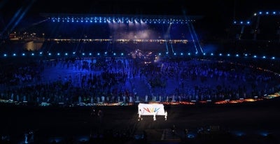 "The Commonwealth Games is where champions are made," the president of Commonwealth Sport, Dr. Donald Rukare said. (Photo by DARREN STAPLES / AFP)