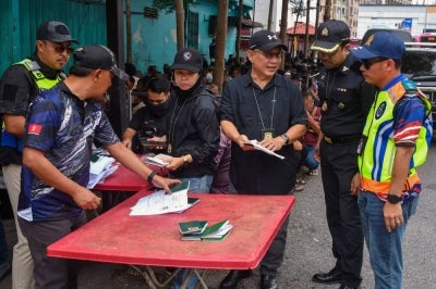 The suspects were detained under various provisions of the Immigration Act 1959/63 and the Passport Act 1966, and have been sent to the Putrajaya Immigration Office for further action. - Photo by Bernama