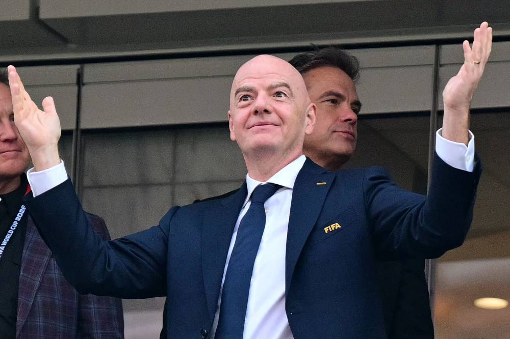 FIFA president Gianni Infantino (Photo by Frederic J. BROWN / AFP)