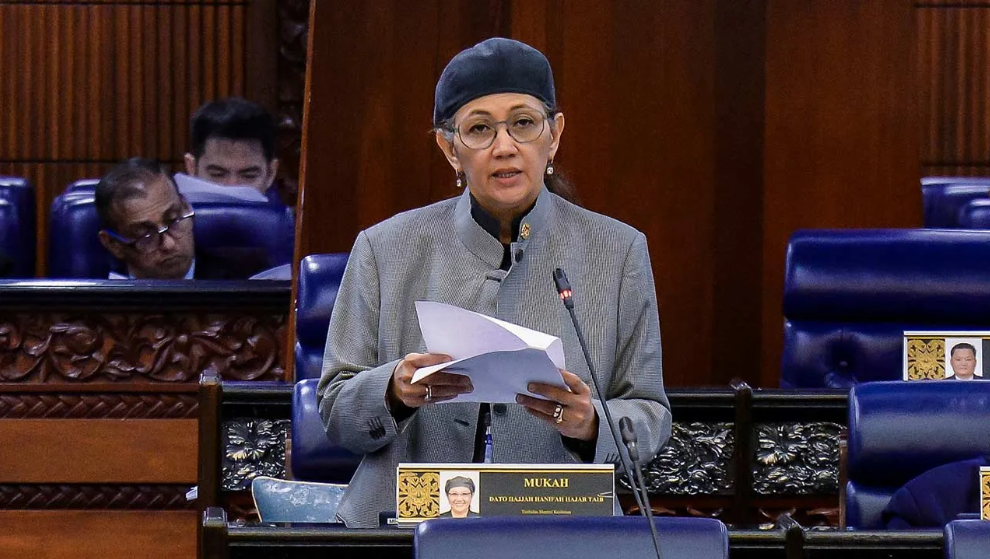 Deputy Health Minister Datuk Hanifah Hajar Taib. Photo by Bernama