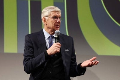 Arsene Wenger, FIFA Chief of Global Football Development (Photo by Dan Mullan / GETTY IMAGES NORTH AMERICA / Getty Images via AFP)