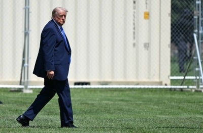 US President Donald Trump. (Photo by Alex WROBLEWSKI / AFP)