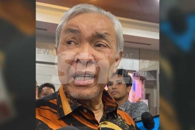 Zahid speaking to reporters after attending the KKDW Monthly Assembly in Putrajaya on Thursday.