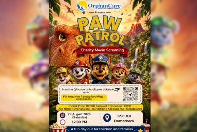Families looking for a meaningful way to spend the upcoming school holidays can enjoy an afternoon at the movies while supporting a worthy cause, as OrphanCare Foundation hosts a charity premiere of PAW Patrol: The Dino Movie later this month.