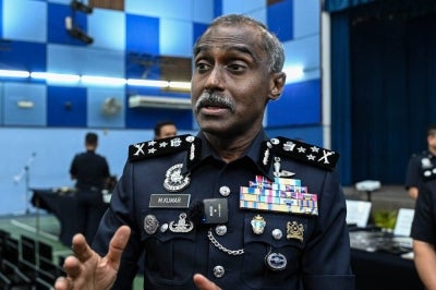 Bukit Aman Criminal Investigation Department (CID) director Datuk M. Kumar. - BERNAMA file photo
