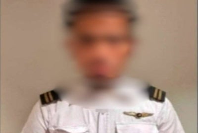 The 39-year-old Malaysian pilot was arrested by Indonesian authorities at Terminal 3 of Soekarno-Hatta International Airport on suspicion of attempting to smuggle 25 kilogrammes of drugs. File photo