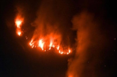National Disaster Management Agency (BNPB) Acting Head of the Disaster Data, Information and Communication Centre Dodi Yuleova said the fires were reported in Trenggalek in East Java, Sragen in Central Java, Cianjur in West Java and Sidenreng Rappang in South Sulawesi.. Photo by Juni Kriswanto/AFP