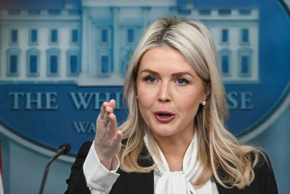 Karoline Leavitt. AFP FILE PIX