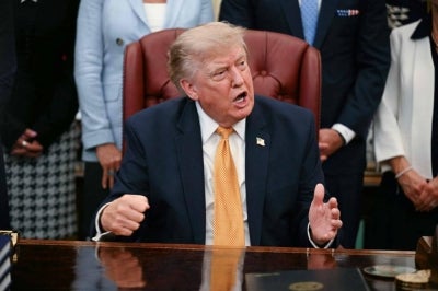 US President Donald Trump - (Photo by JIM WATSON / AFP)