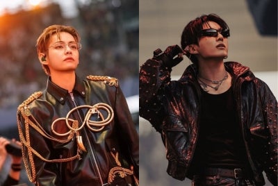 BTS member V (left) reveals hearing loss while bandmate Jungkook (right) battles shin injury