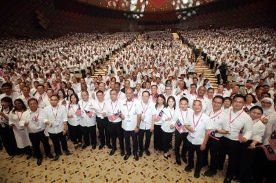 More than 4,200 delegates at the 2026 DAP National Conference have begun voting to decide whether the party will remain in or withdraw from the government for the rest of the current term. - Photo by ROSLI TALIB