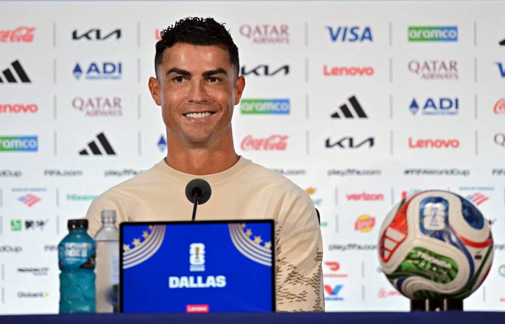Football icon Cristiano Ronaldo, 41, has given his strongest hint yet of when he will retire. (AFP file photo)