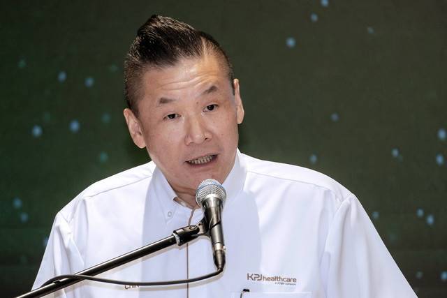 KPJ Healthcare Bhd president and managing director Chin Keat Chyuan has resigned from his positions, effective Sept 1, 2026, to pursue other interests. - BERNAMA FILE PIX