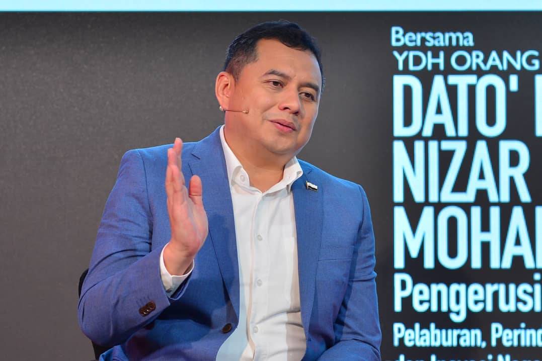Pahang Investment, Industry, Science, Technology and Innovation Committee chairman Datuk Mohd Nizar Mohamad Najib during Sinar Harian’s Town Hall Rakyat programme, held at Dewan Karangkraf on Friday. - Photo by ASRIL ASWANDI SHUKOR
