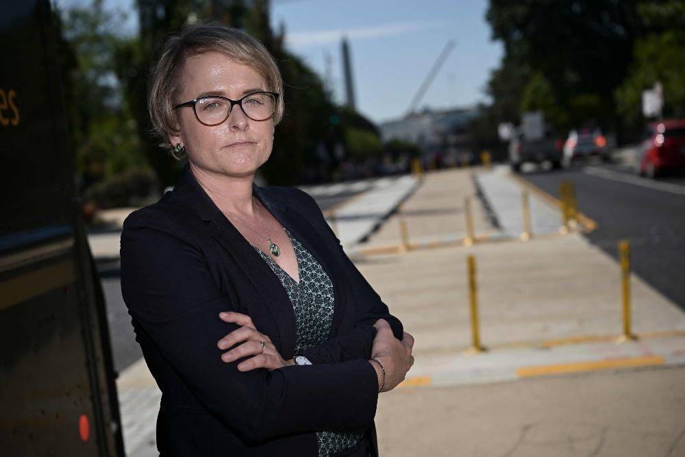 Julia Curlee, a former senior CIA officer. Photo by AFP