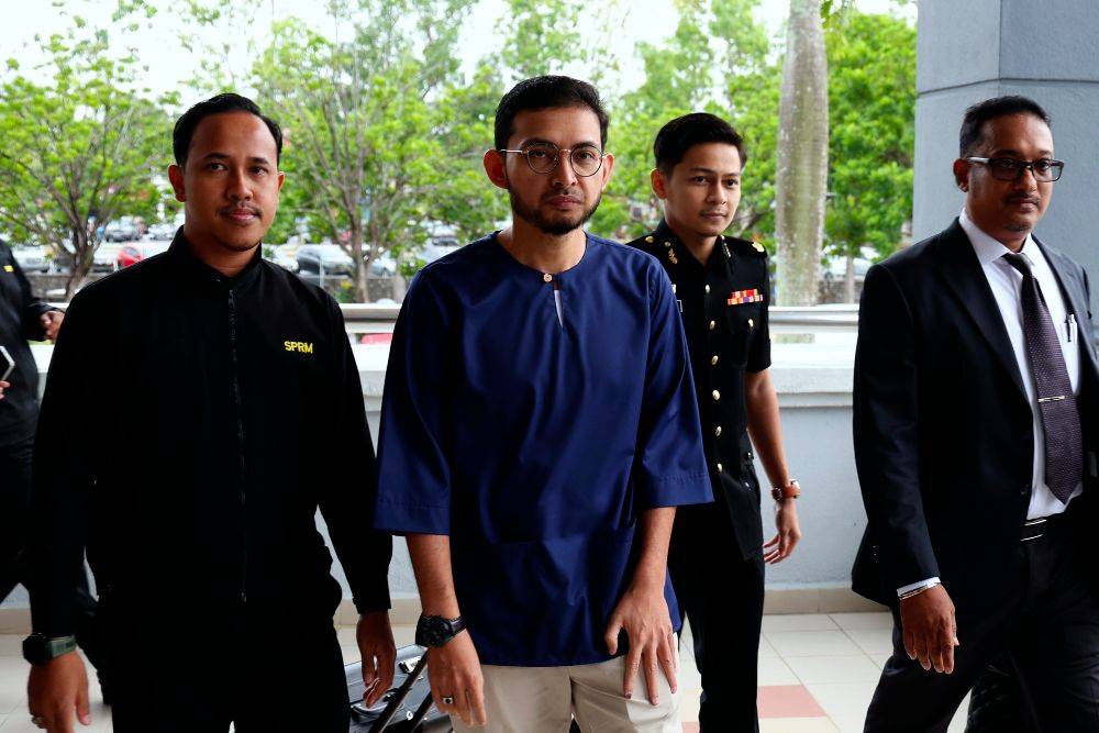 Abdullah Abdol Razak, 40, chairman of Pertubuhan Rezeki Infaq Malaysia (PRIM) pleaded not guilty to all the charges, which were read out separately before Judge Datin M. Kunasundary. Photo by Bernama