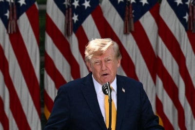 US President Donald Trump. AFP FILE PIX
