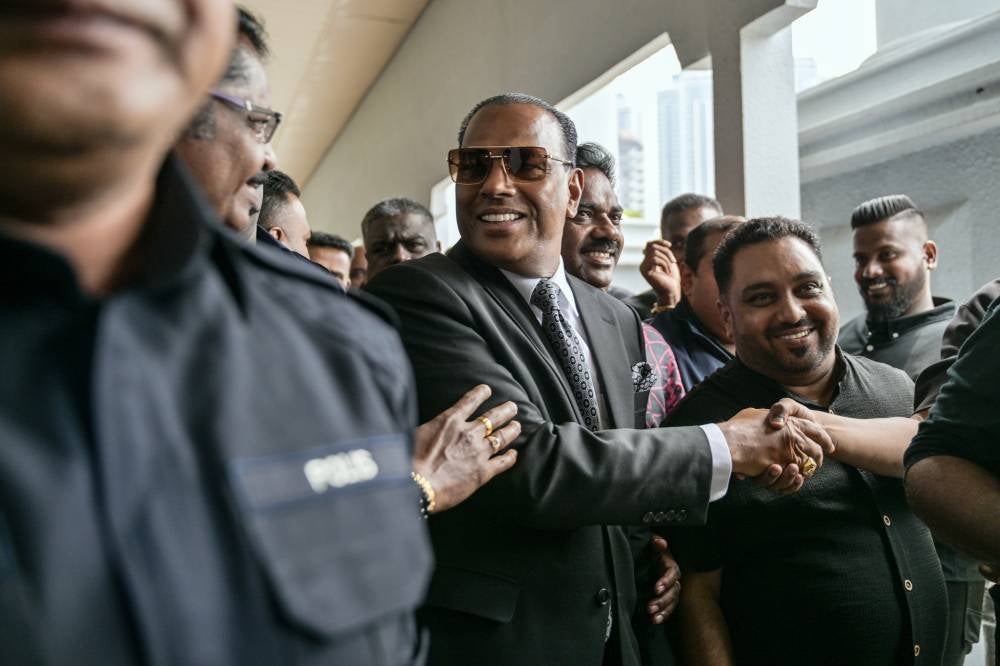 Former human resources minister Datuk Seri M. Saravanan was charged in the KL Sessions Court today with three counts of corruption involving RM1.097 million in connection with the approval of foreign worker quotas. - Photo by Bernama