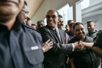 Former human resources minister Datuk Seri M. Saravanan was charged in the KL Sessions Court today with three counts of corruption involving RM1.097 million in connection with the approval of foreign worker quotas. - Photo by Bernama