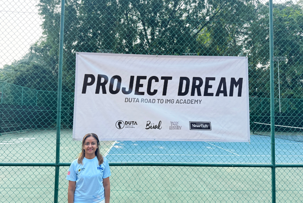 Duta Tennis Academy co-director and manager Rajani Kurumaloo.