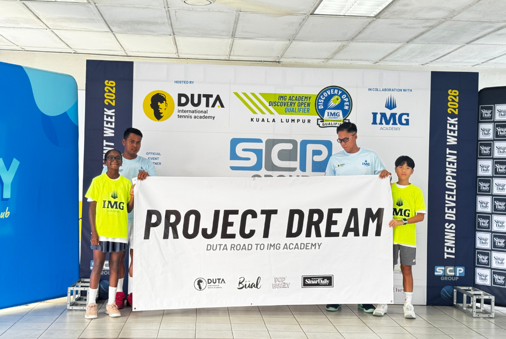 Duta Tennis Academy hosted its highly anticipated event, opening the session with a prize-giving ceremony to honour the champion and top performers of the Discovery Open tournament before officially unveiling its landmark initiative, "Project Dream."