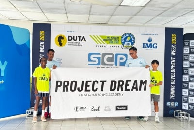 Duta Tennis Academy hosted its highly anticipated event, opening the session with a prize-giving ceremony to honour the champion and top performers of the Discovery Open tournament before officially unveiling its landmark initiative, "Project Dream."