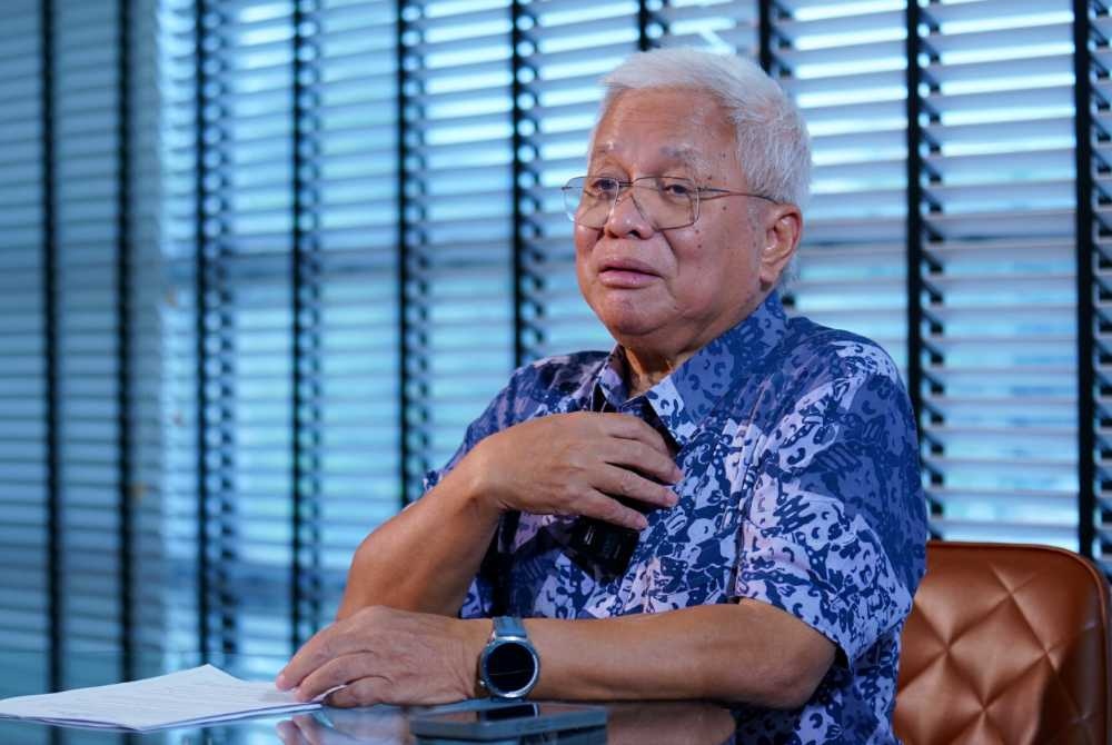 Warisan Ummah Ikhlas Foundation (WUIF) founder Datuk Hussamuddin Yaacub during an exclusive interview at the Karangkraf Complex on Sunday. - Photo by MOHD HALIM ABDUL WAHID