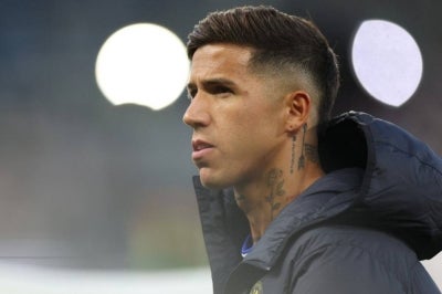 Chelsea's Argentinian midfielder #08 Enzo Fernandez. AFP FILE PIX