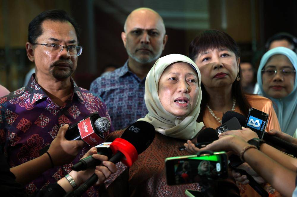 Women, Family and Community Development Minister Datuk Seri Nancy Shukri said that although the Senior Citizen Bill draft is complete, the process is taking time due to engagement sessions with non-governmental organisations (NGOs) and state governments. Photo by Bernama