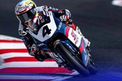 National junior rider Qabil Irfan Azlan was involved in a crash during Free Practice 2 (FP2) of the Moto4 European Cup at the Ricardo Tormo Circuit in Valencia, Spain on Friday.