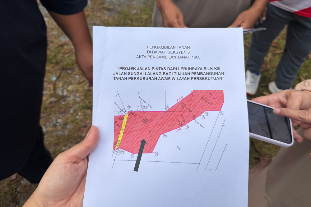 Residents and landowners claims the developer had immediately gone to Section 8 ignoring proper procedures. (SINAR DAILY PHOTO)