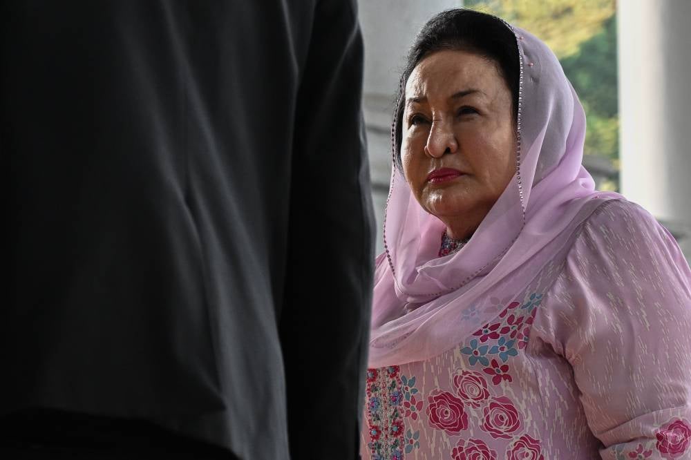 Datin Seri Rosmah Mansor at the Kuala Lumpur High Court, today. - Photo by Bernama