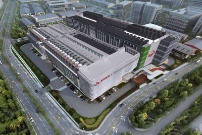An aerial view of a data centre facility. -FILE PIC