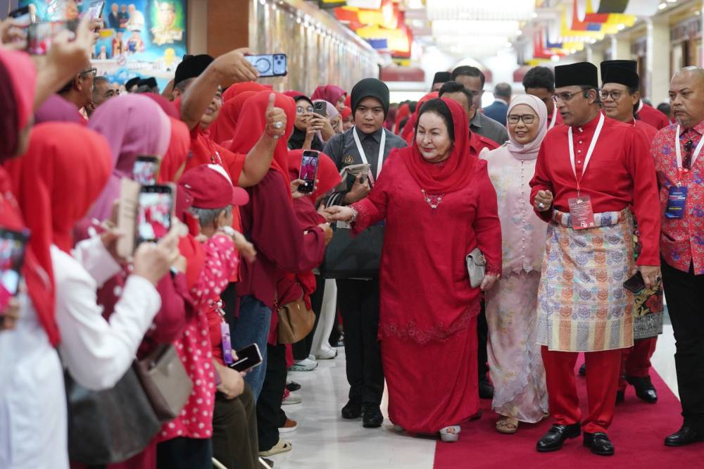 Datin Seri Rosmah Mansor at the Umno General Assembly held at the World Trade Centre Kuala Lumpur (WTCKL), today. - Photo by ROSLI TALIB