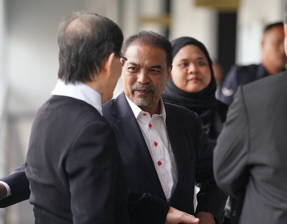 Jamil Khir, 65, who is also former Jerai MP, pleaded not guilty after the charges were read out before Judge Rosli Ahmad. Photo by Rosli Taib