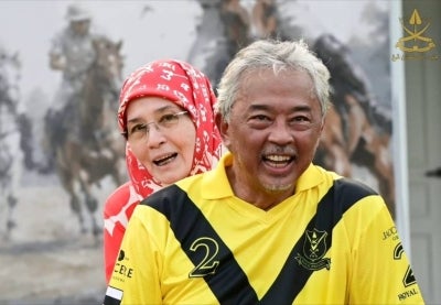 "Polo gave me the perfect excuse to see my boyfriend, watch him play, support him and shout for Pahang without appearing too obvious. At least, I thought I was not obvious. Then I married him. After marriage, polo took us everywhere." Photo courtesy of Kesultanan Pahang