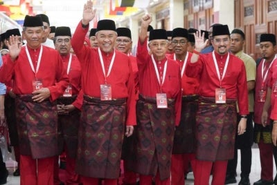 Umno president Datuk Seri Dr Ahmad Zahid Hamidi says the party is ready to share power with other political parties while maintaining its position as a major political force. -FILE PIX