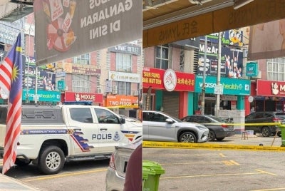 A suspicious box that triggered a bomb scare in Sri Petaling was destroyed by police after high radiation readings were detected, revealing colourful Lego-like building blocks inside. Photo: Threads