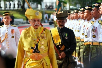 Yang di-Pertuan Besar of Negeri Sembilan Tuanku Muhriz Tuanku Munawir is scheduled to return home from an overseas trip on Thursday (Sept 17) night. - Photo by Bernama
